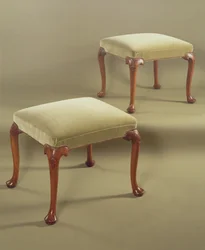 Paar krukken, gestoffeerd, ca.1710